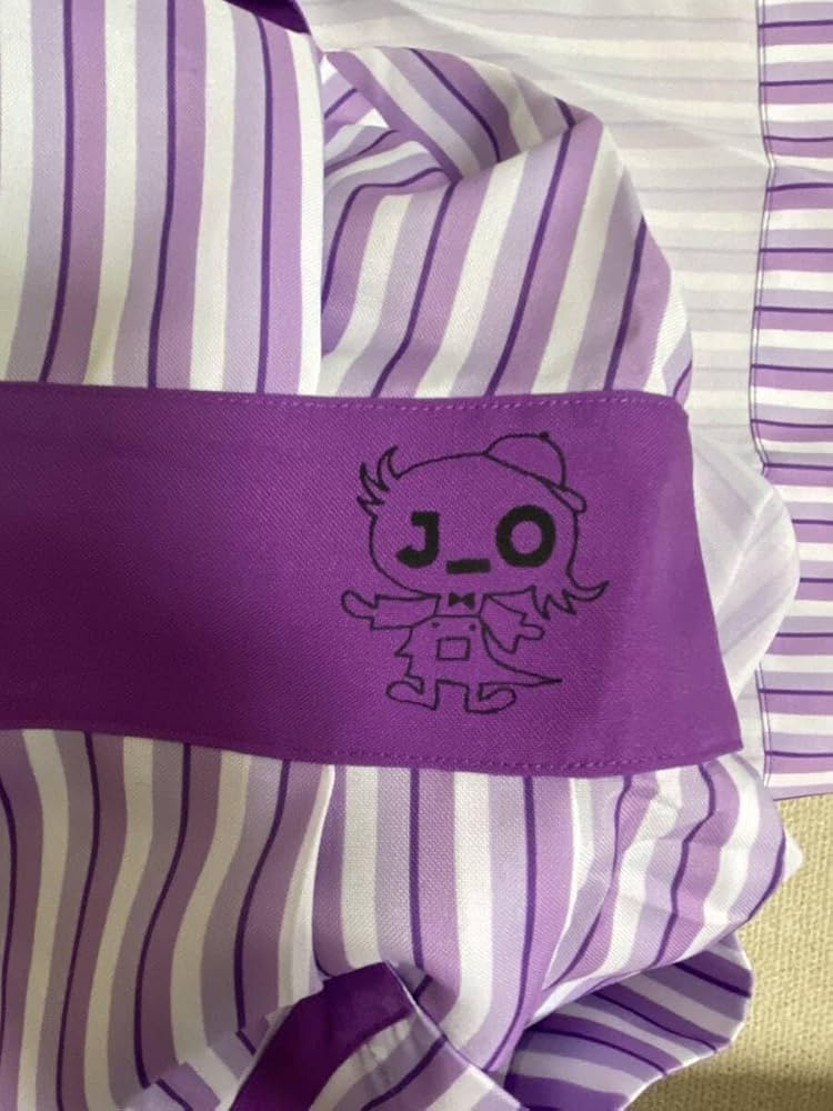 Amazon.co.jp: BISTRO J_O & J_O CAFE Purple Striped Apron